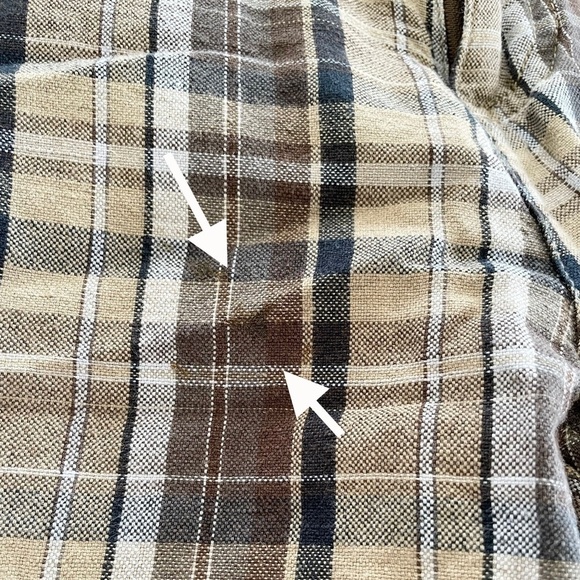 Club Room Tan Plaid Cargo Men’s shorts size 32W - Picture 5 of 15